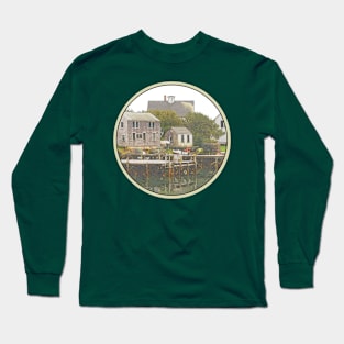 Port Clyde Village Maine Long Sleeve T-Shirt